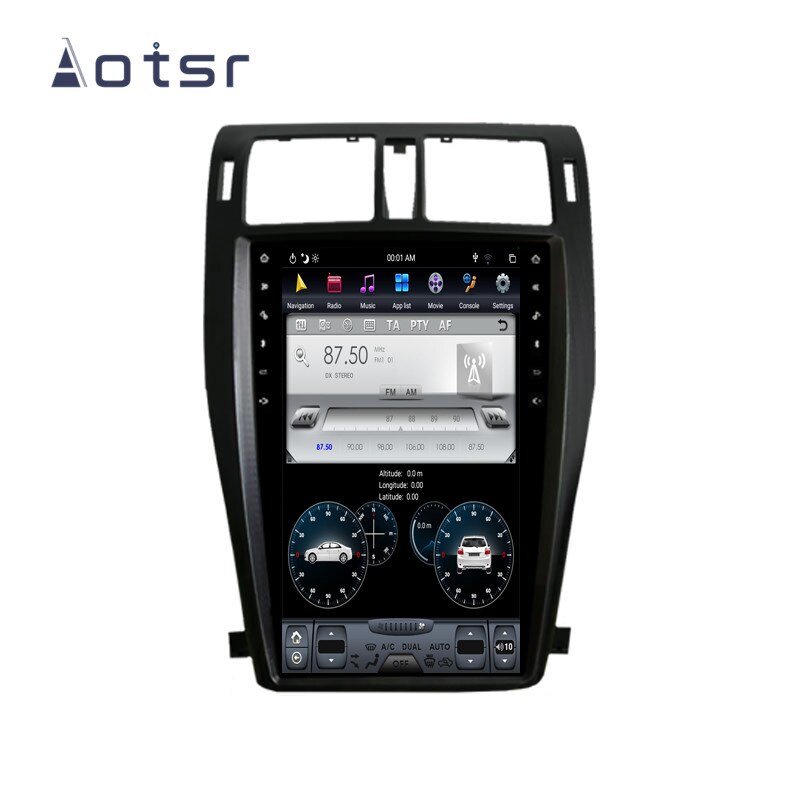 Android 8.1 Tesla style DVD multimedia player GPS navigation for Toyota Crown 2010-2015 13th car radio player Auto stereo unit-Aotsr official website