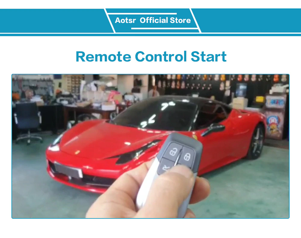 Keyless Start Smart Engine Start Remoto Control for Buick GL8 Encore Phone App Intelligent Switch Door Lock Acc Detection-Aotsr official website