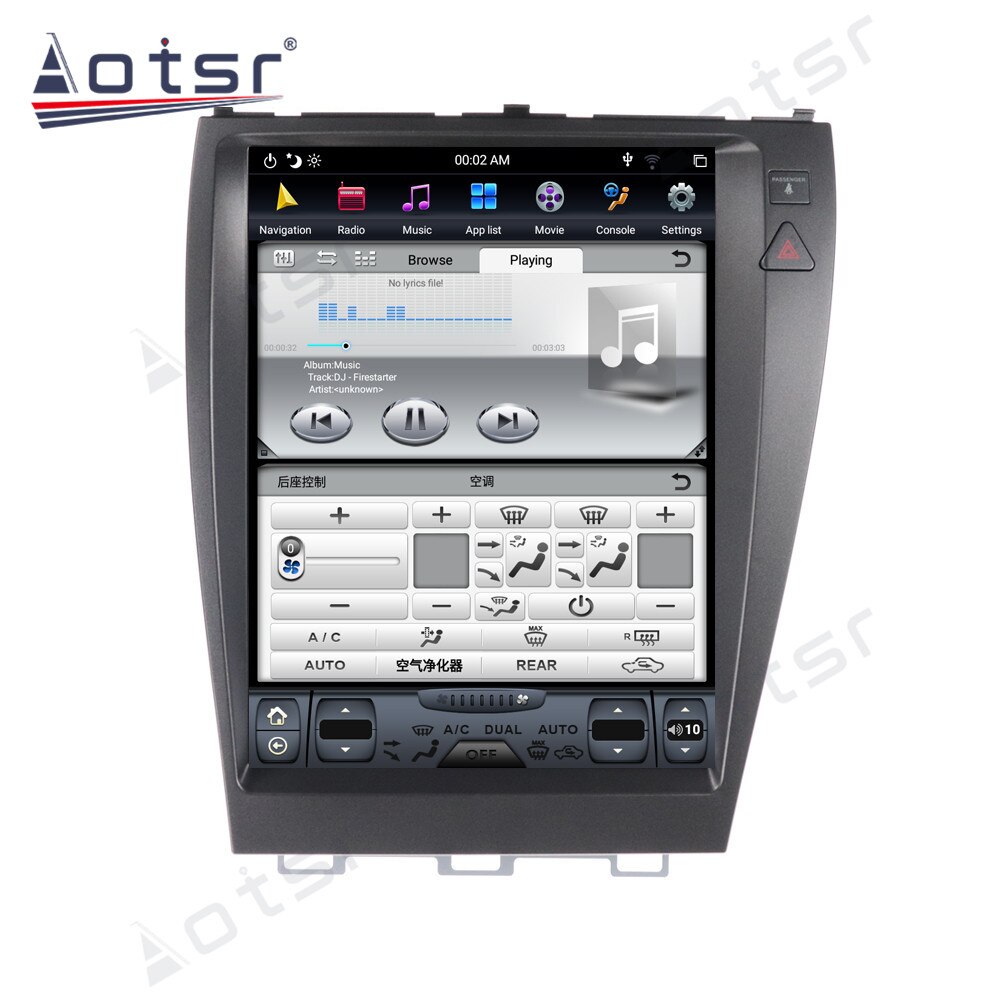Car Multimedia Player For Lexus ES V4 ES200 ES240 ES300 ES350 ES350H Android Radio GPS Navigation 128GB Tesla Vertical Screen-Aotsr official website