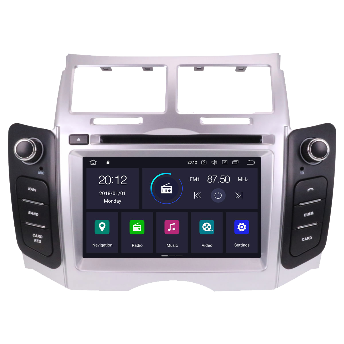 For Toyota Yaris 2005 - 2011 Car Radio Recorder Android Multimedia Player Car GPS Navigation HD Carplay Audio Stereo Screen Unit-Aotsr official website