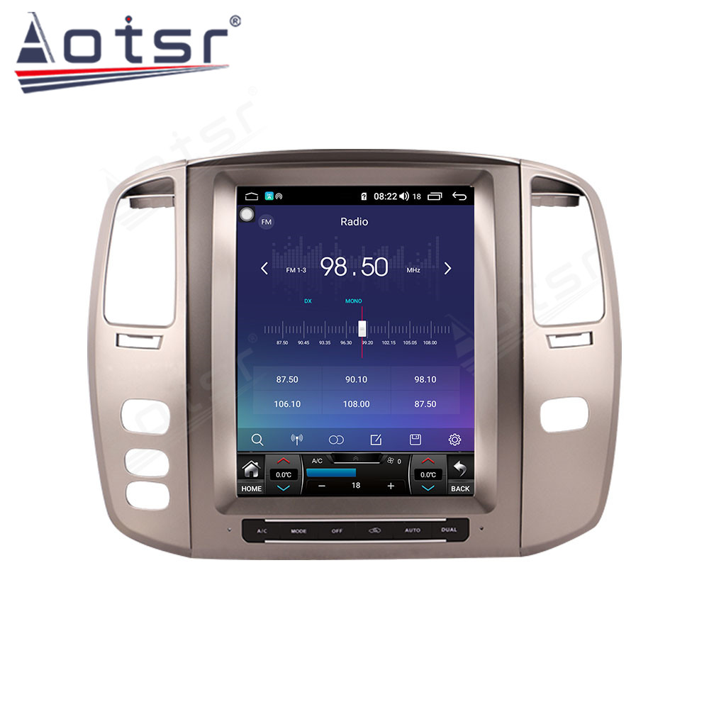 Android 11.0 multimedia player with GPS navigation stereo main unit DSP Carplay 6GB + 128GB suitable for Lexus LX470-Aotsr official website