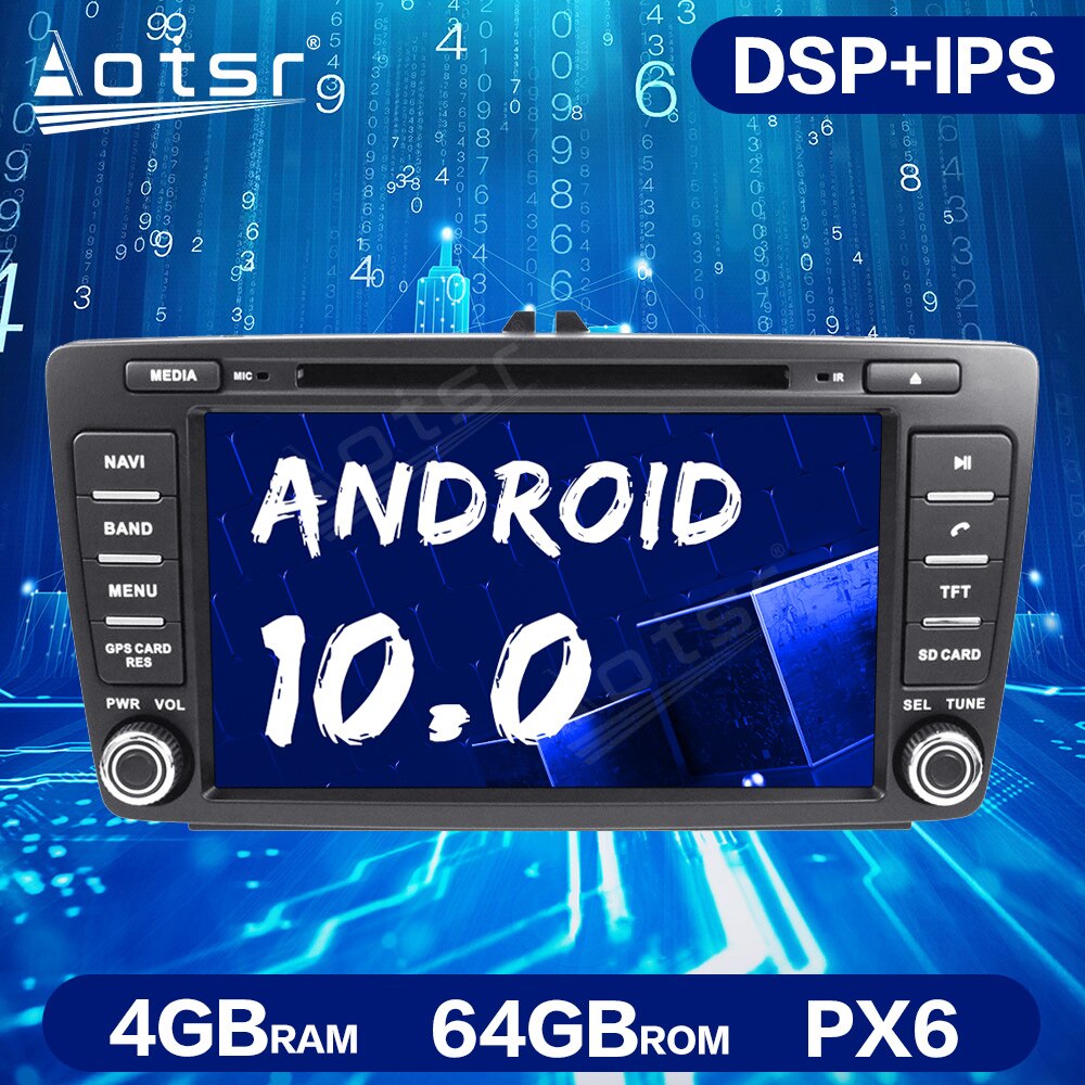 Android 10.0 4GB+64GB Car Radio GPS Navigation Unit For Volkswagen VW Skoda Octavia Golf 5 6 touran passat B6 jetta Polo Tiguan-Aotsr official website