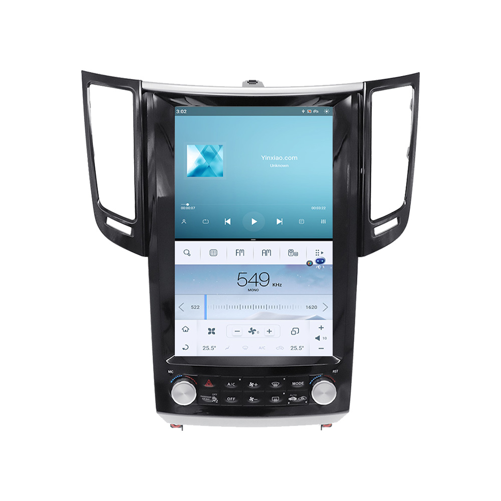 For Infiniti FX35 2009 2010 2011 2012 2013 Car Radio Multimedia Player GPS Navigation Android 128G Vertical Screen  Tesla Style Head Unit-Aotsr official website