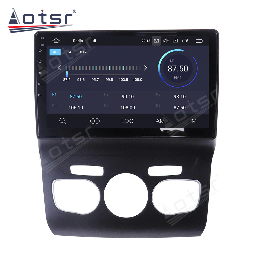 Android 10.0 4GB+64GB PX6 Android Screen Car GPS Navigation For Citroen C4 2010-2016 Car Radio Multimedia Auto Stereo Head Unit-Aotsr official website