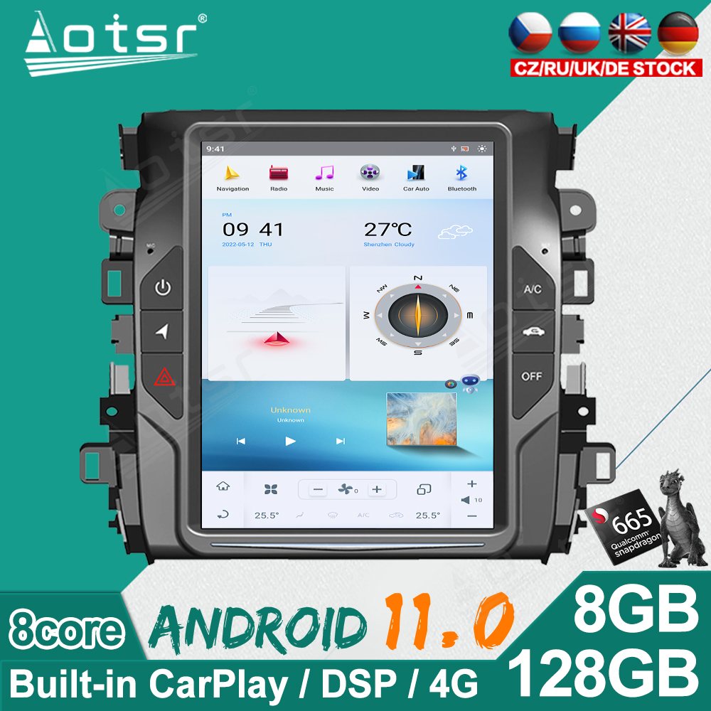 Qualcomm  Tesla Screen Style Android 11.0 For Honda Avancier 2017-2018 GPS Navigation DVD Multimedia Player Head Unit-Aotsr official website