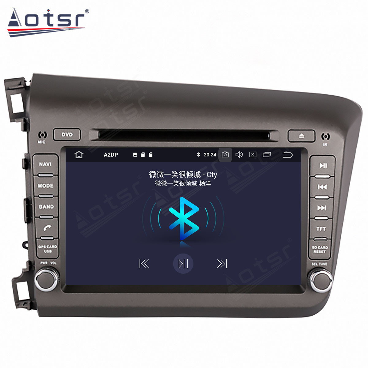 Qualcomm Android 11 Car Radio 8 Core Autoradio For HONDA CIVIC 2012+ GPS Navigation DVD Multimedia Player Head Unit-Aotsr official website