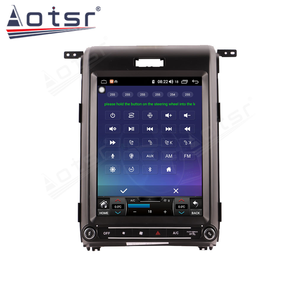 Android 11.0 multimedia player with GPS navigation stereo main unit DSP Carplay 6GB + 128GB suitable for 15-20 Ford Raptor F150-Aotsr official website