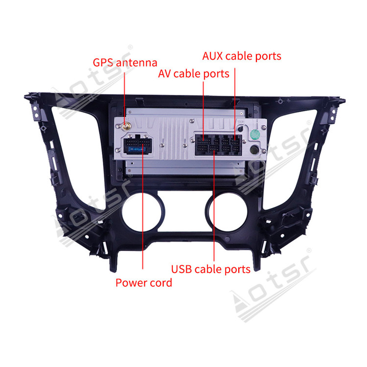 9 Inch Android 10.0 Auto Stereo For Mitsubishi  Triton 2018-2020 Audio Car Radio DVD Multimedia Player GPS Navigation Head Unit-Aotsr official website