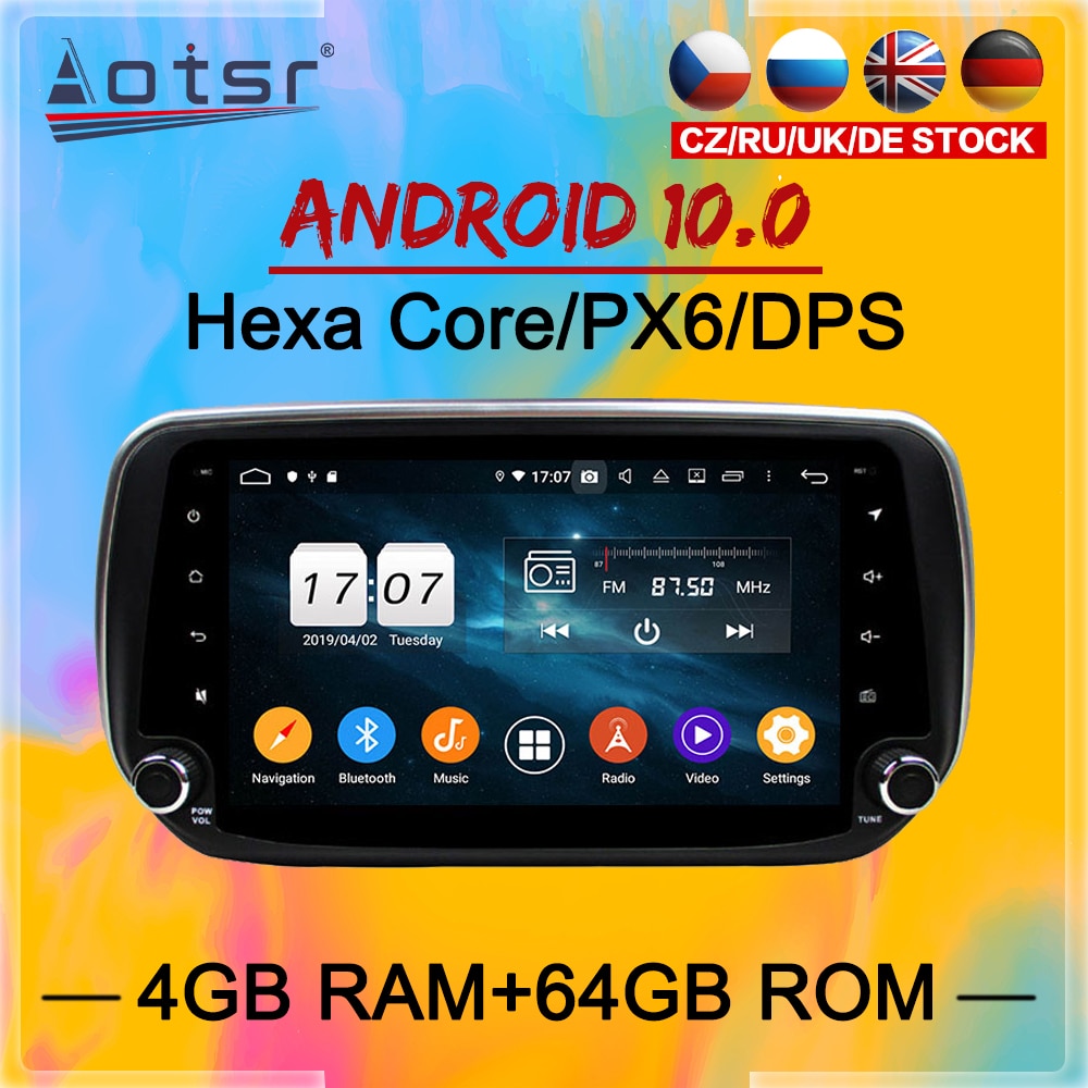 2 Din IPS Android 10 DSP Car Multimedia Player For Hyundai Santa Fe IX45/Tucson 2018- 2019 GPS Navi Audio Radio Stereo Head Unit-Aotsr official website
