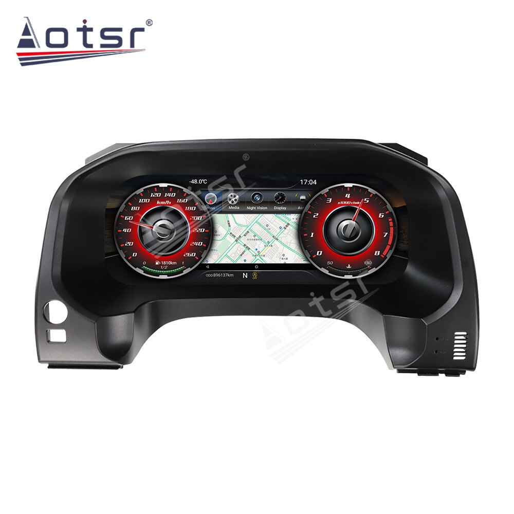 For Toyota Land Cruiser Prado LC200 Car LCD Cluster Instrument Multimedia Dashboard Modification Android GPS Navigation-Aotsr official website