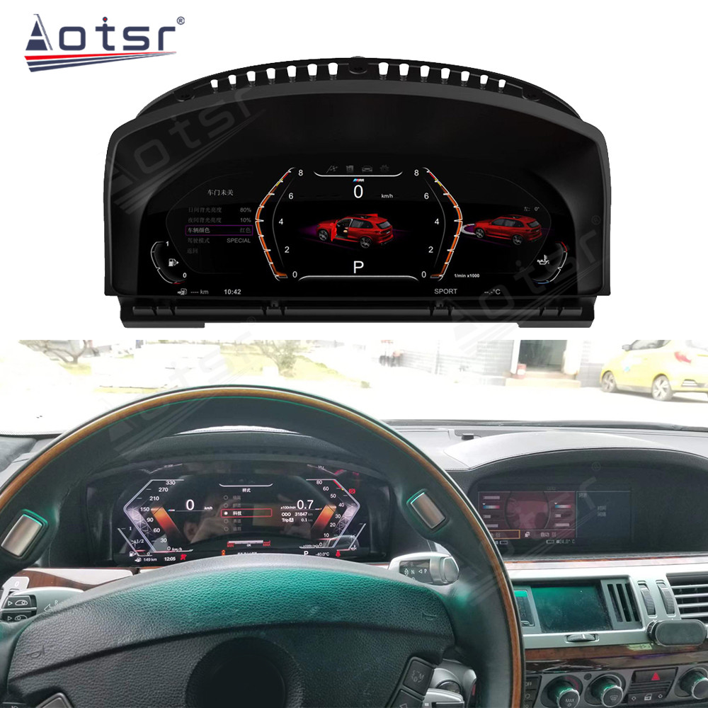 Car Screen Digital Cluster For BMW series7 F01 F02 2009-2015 LCD Dashboard Instrument Panel GPS Navigation Multimedia Player Headunit