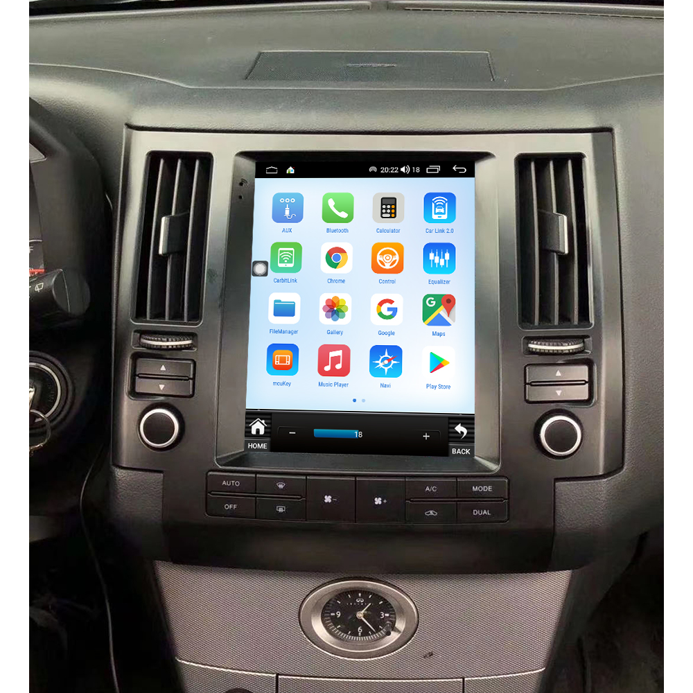 Android 11 128G Tesla Style GPS Navigation For Infiniti FX35 FX45 FX25 FX37 2003 2004 - 2006 Auto Radio Stereo Multimedia Player