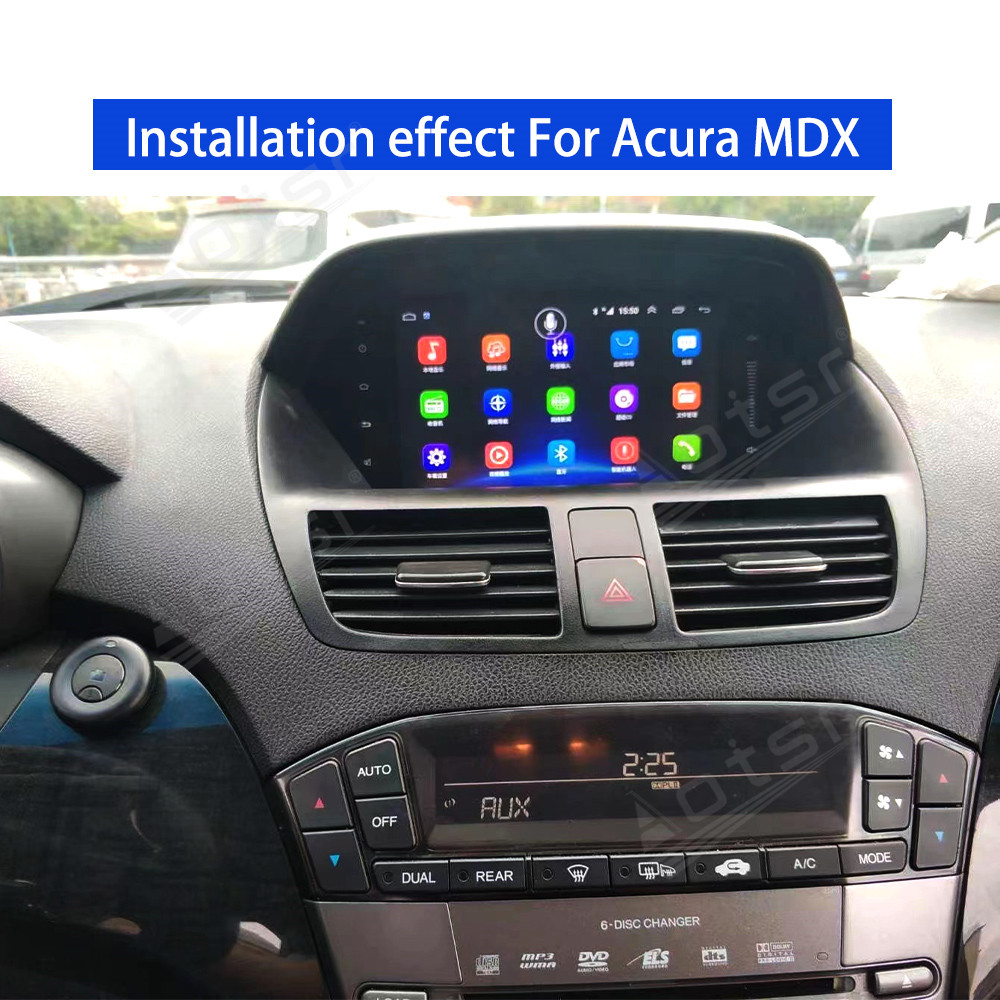 Android 11 Auto For Honda Acura MDX 2007 - 2013 Touch Screen DVD Car Radio Multimedia Player GPS Navigation Headunit DSP Carplay