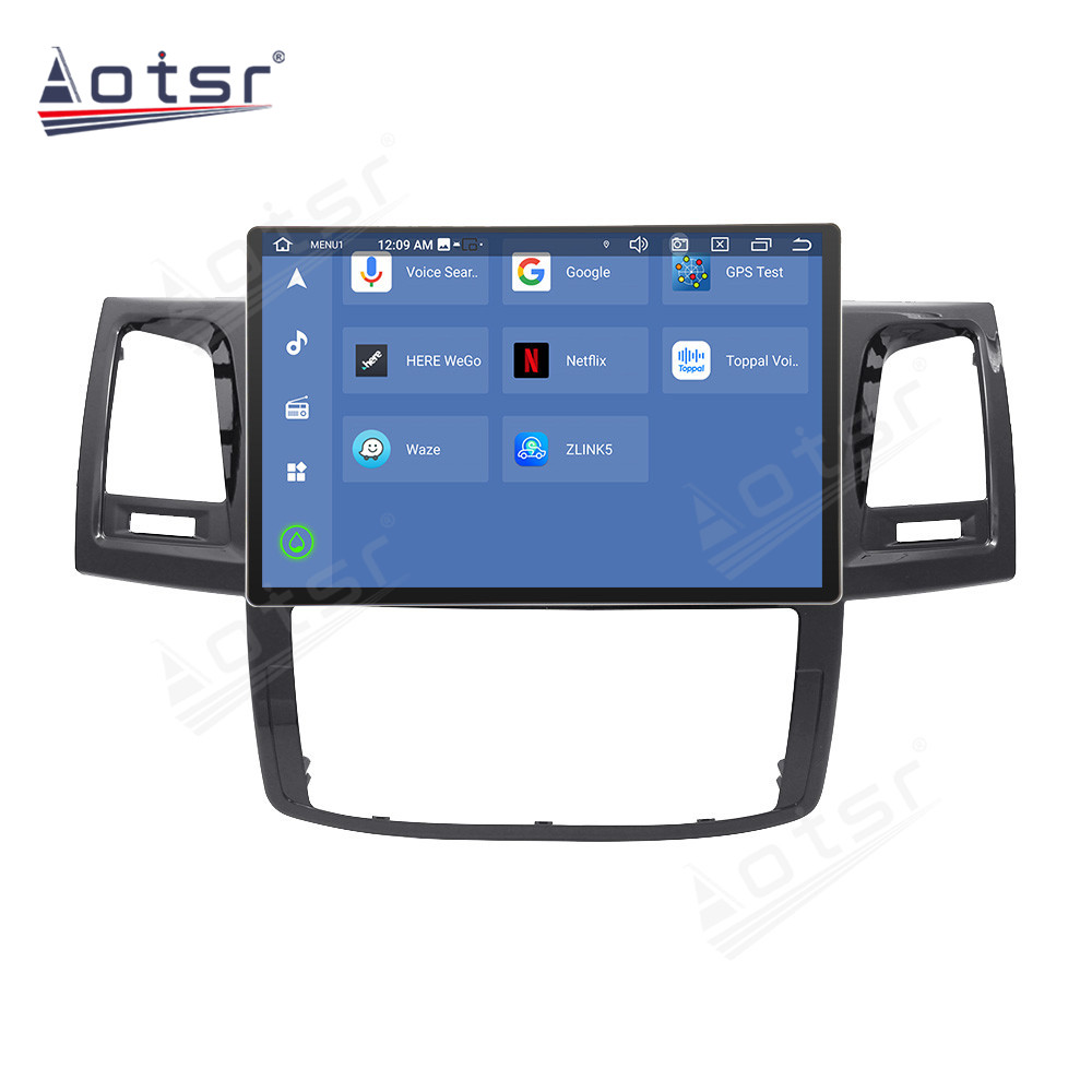 13.3 Inch Android 11 Auto For Toyota Hilux 2005-2014 Car Multimedia Player GPS Navigation Auto Radio Stereo Head Unit 