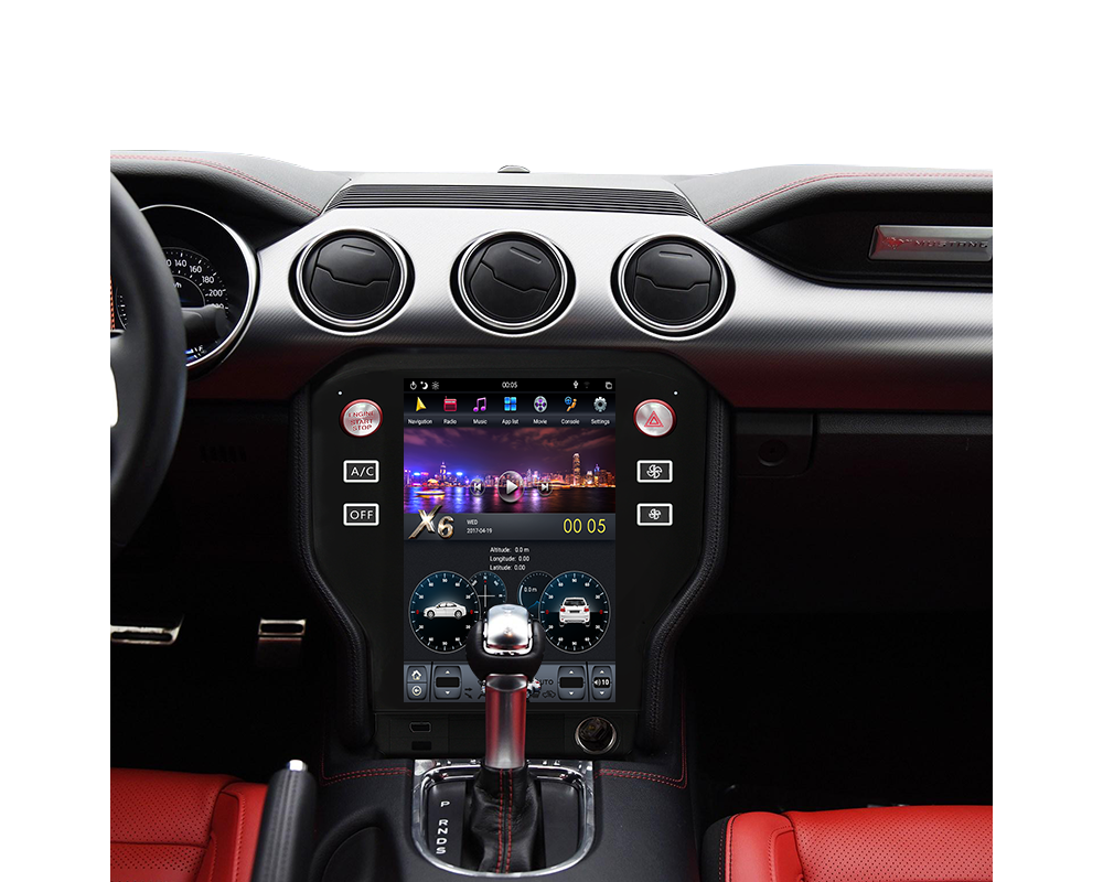 For Ford Mustang 2015-2020 Car Radio 128GB Tesla Vertical Screen Android 11.0 Multimedia Autoradio Video Player GPS Navigation-Aotsr official website