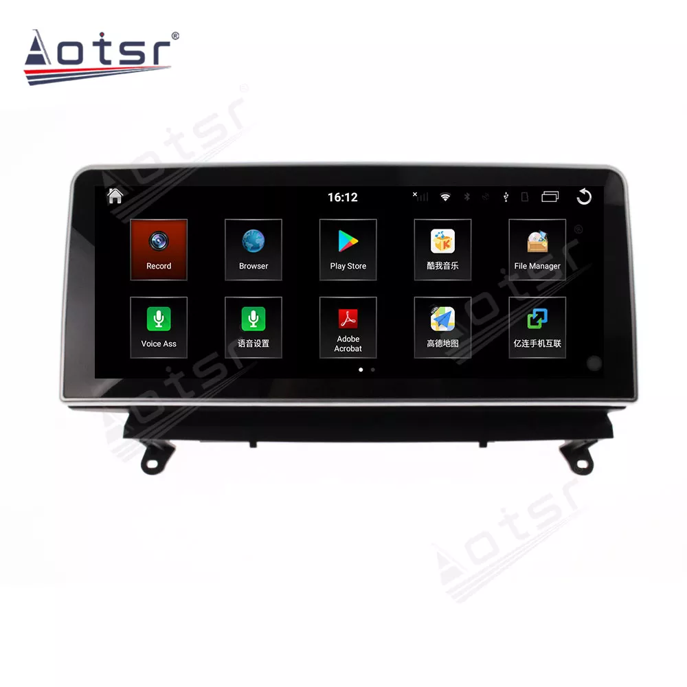 12.3 Inch Qualcomm Android System For BMW X5 X6 E70 E71 2006-2014 CCC CIC Multimedia Player with GPS Navigation Stereo Main Unit DSP  8GB+256GB