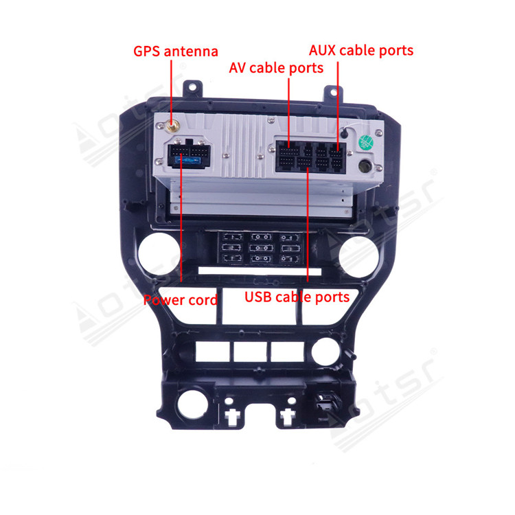 128G Android 10.0 For Ford Mustang 2015-2018 Auto Stereo Audio Car Radio DVD Multimedia Player GPS Navigation Head Unit-Aotsr official website