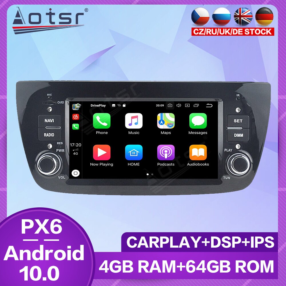 Carplay For Fiat Doblo 2012 Android Multimedia For Opel Combo Tour 2010 - 2015 Car Radio Player GPS Navigation Stereo Head Unit-Aotsr official website