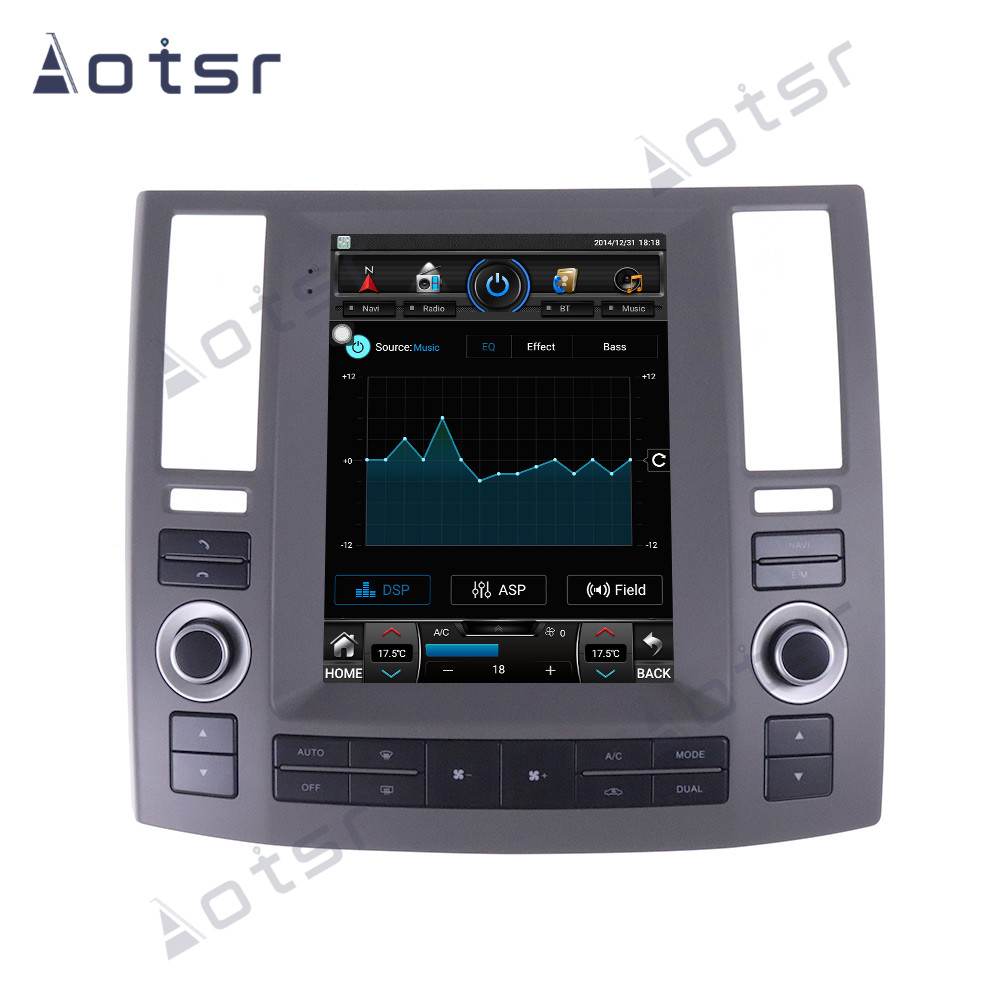 Android 11.0 multimedia player with GPS navigation stereo main unit DSP Carplay 6GB + 128GB suitable for Infiniti FX35 FX45 2006-2009-Aotsr official website