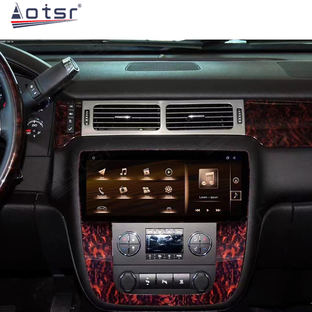 6+128GB Android Auto Stereo For GMC SIERRA 2007-2013 Audio 2 Din Car Radio DVD Multimedia Player GPS Navigation Head Unit DSP Carplay-Aotsr official website