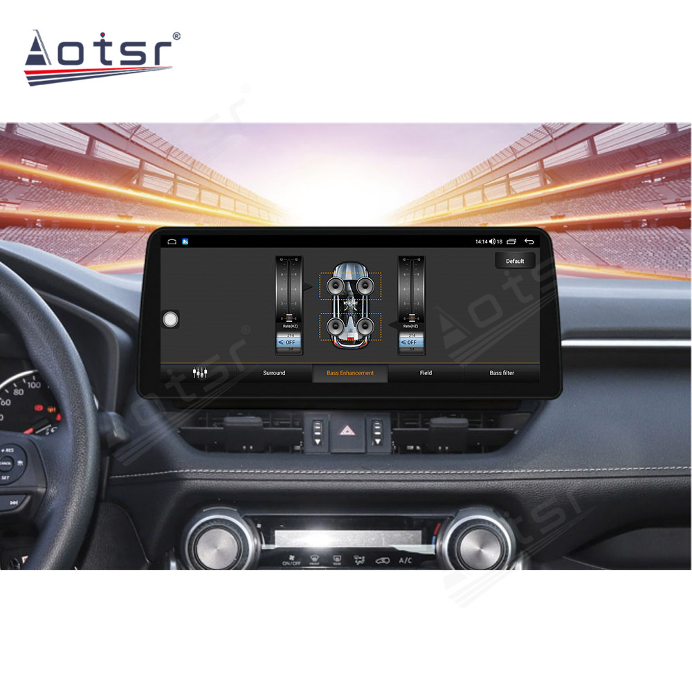 Android 10.0 multimedia player with GPS navigation stereo main unit DSP  6GB + 128GB suitable for Toyota RAV4 2020+ 12.3