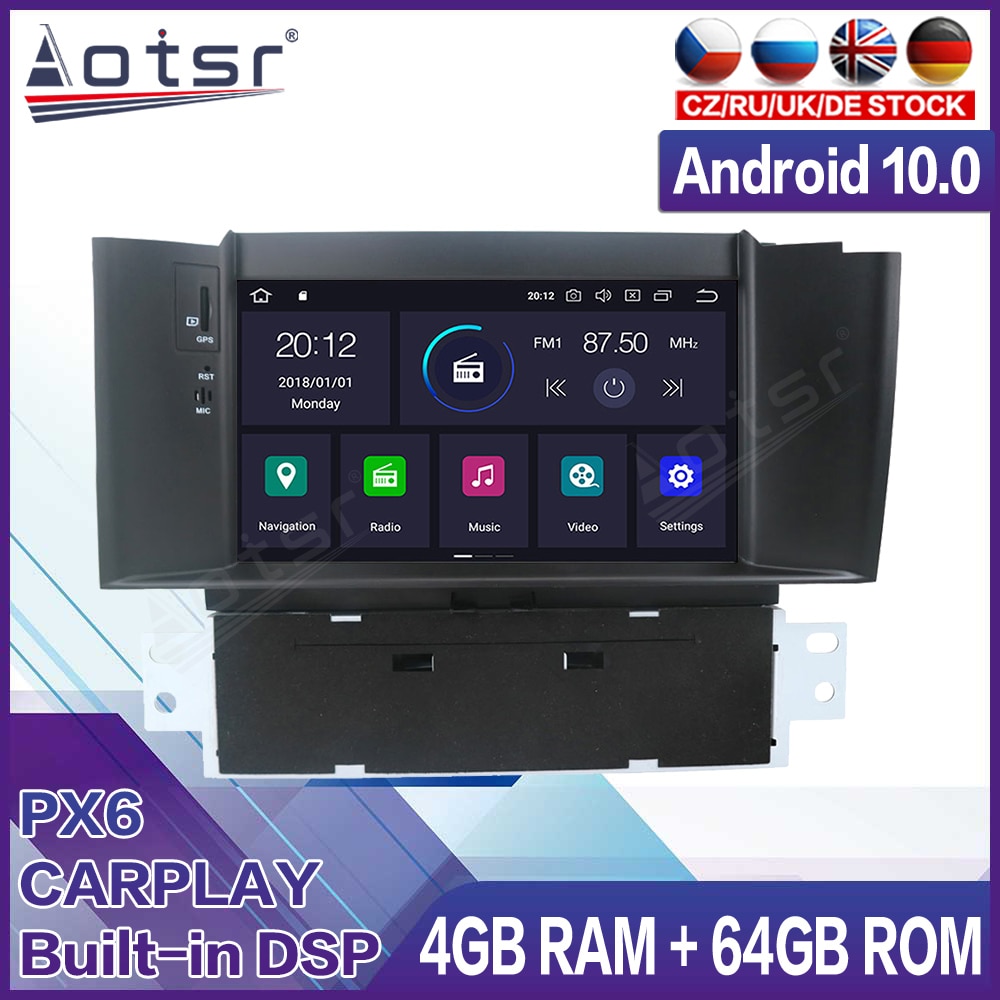 For Citroen C4 C4L DS4 2011 2012 - 2016 Car Multimedia Auto Radio Player Stereo Recorder Android Audio GPS Navigation Head Unit