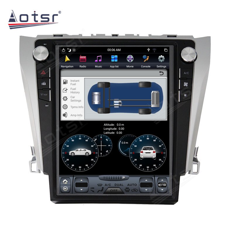 128GB GPS Navigaiton For Toyota Camry 2012 2013 - 2016 Car Radio DVD Video Player Multimedia Tesla Big Screen Head Unit Stereo-Aotsr official website