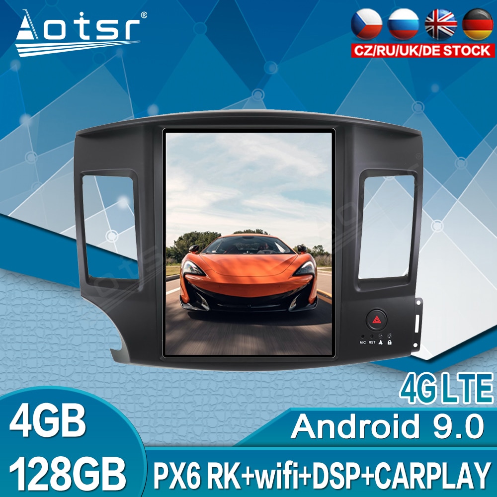 Android Car Radio For Mitsubishi Lancer EVO 2007 2008 2009 - 2017 Car Multimedia Player GPS Navigation Tesla Screen Video Player-Aotsr official website