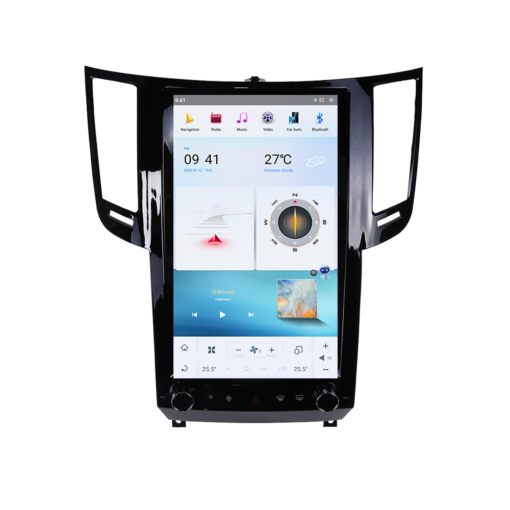 128G Car Radio Android For Infiniti FX FX25 FX35 FX37 2009-2013 Qx70 2013-2016 Tesla Style Screen GPS PX6 Multimedia Video Player Head Unit-Aotsr official website