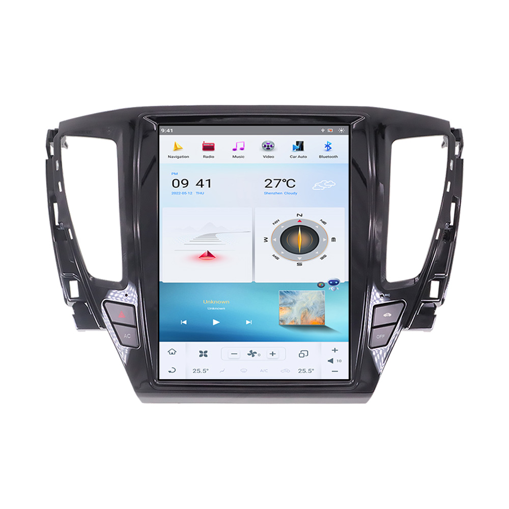 12.1" Vertical Screen Android 11.0  Car Radio For Mitsubishi Pajero Sport 2016-2018 GPS Navigation Tesla Car Multimedia Head Unit-Aotsr official website