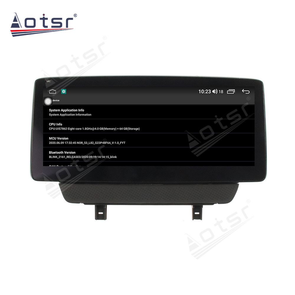 Android 10.0 multimedia player with GPS navigation stereo main unit DSP  8GB + 128GB suitable for Mazda CX-3 2018-2020-Aotsr official website