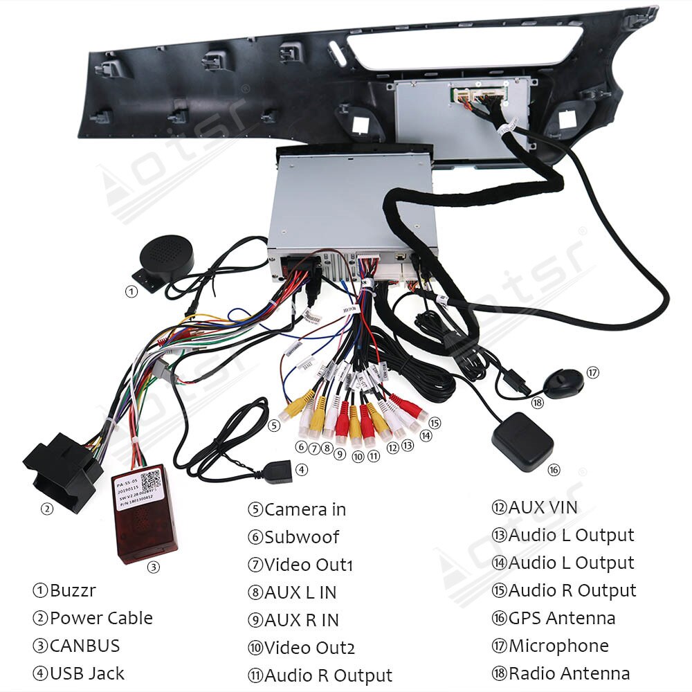 For Citroen DS3 C3 Picasso Car Radio Android Multimedia DVD Player Carplay GPS Navigation Auto Stereo Head Unit Video Audio HD-Aotsr official website