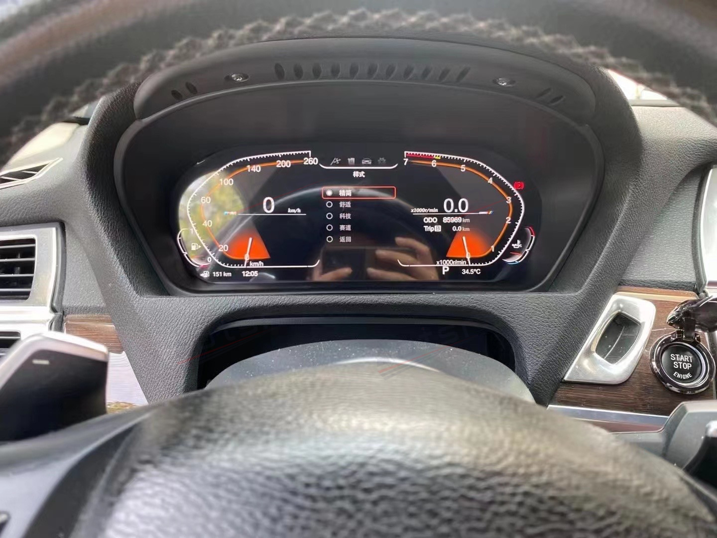 Car Screen Digital Cluster For BMW 5 E60 E61 E63 E64 2002-2008 LCD Dashboard Instrument Panel GPS Navigation Multimedia Player Headunit