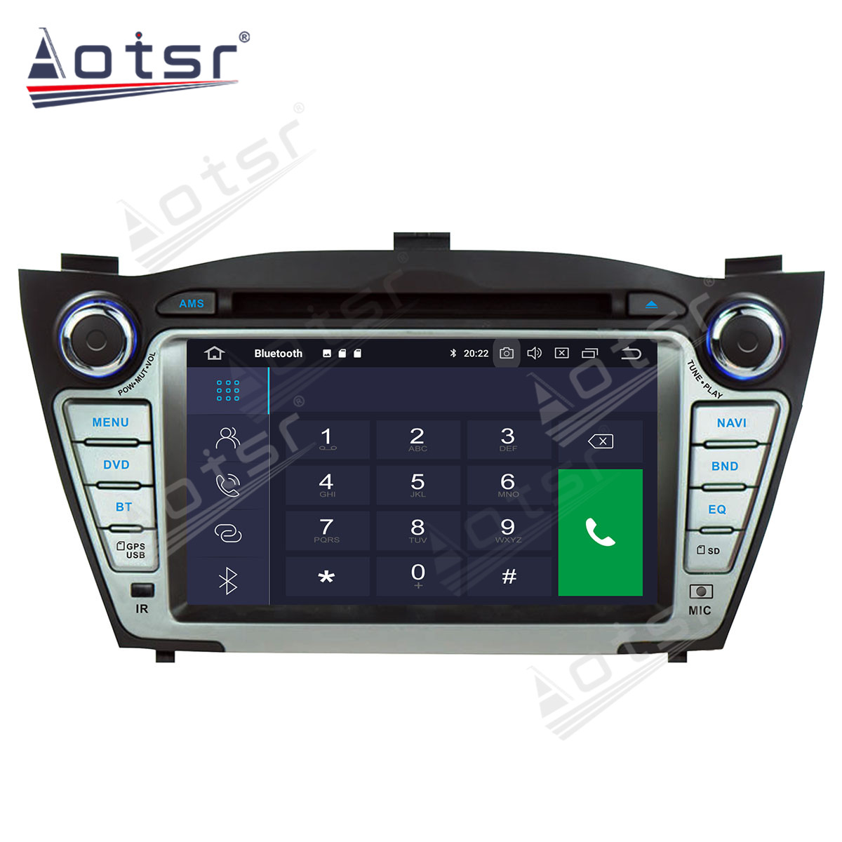 6+128GB Android 11 Auto Stereo For Hyundai IX35 2009 - 2013 Audio Car Radio DVD Multimedia Player GPS Navigation Head Unit-Aotsr official website