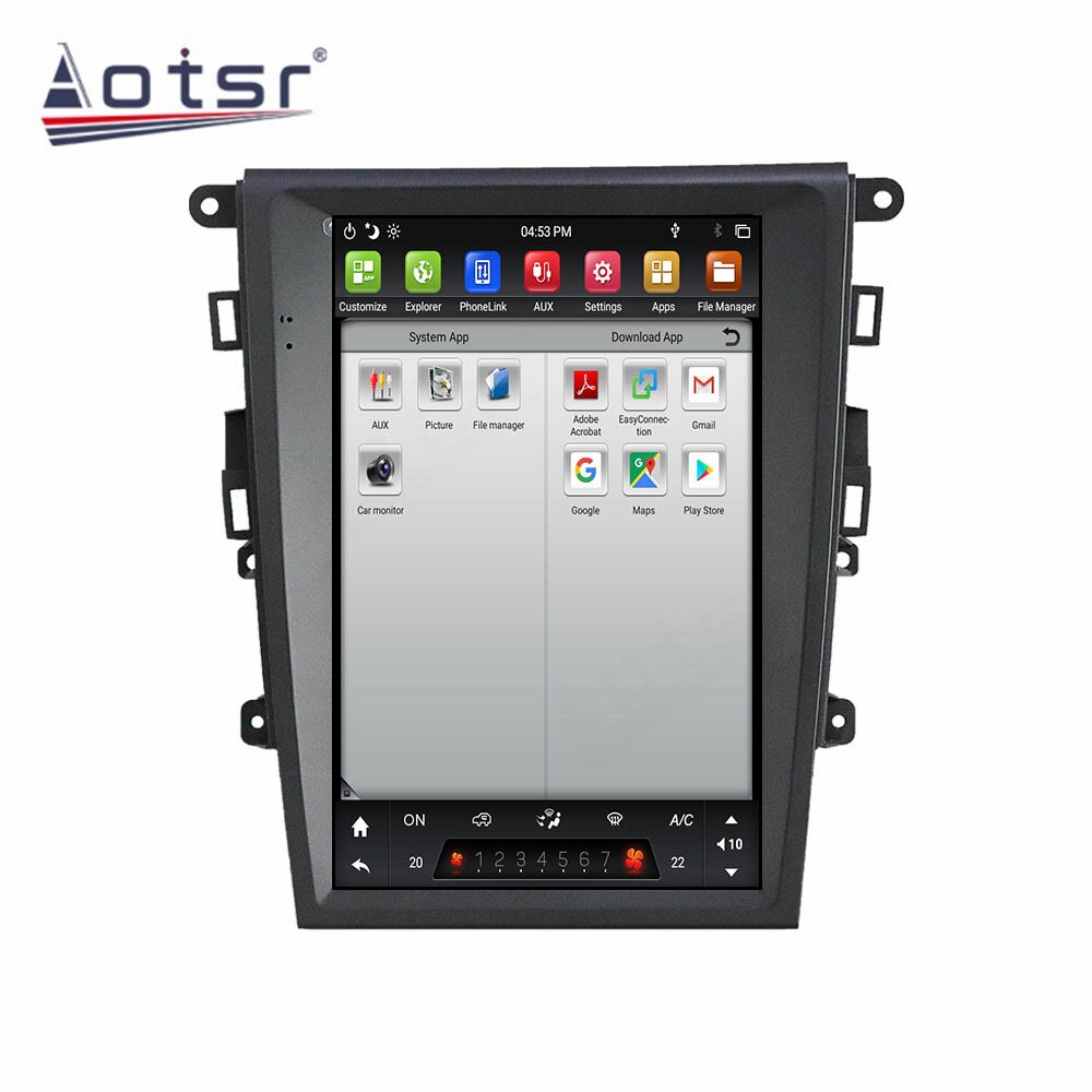 Android 9.0 system Car GPS multimedia stereo radio player For Ford Mondeo 2013-2017 navigation player Tape Recorder Head uinit-Aotsr official website