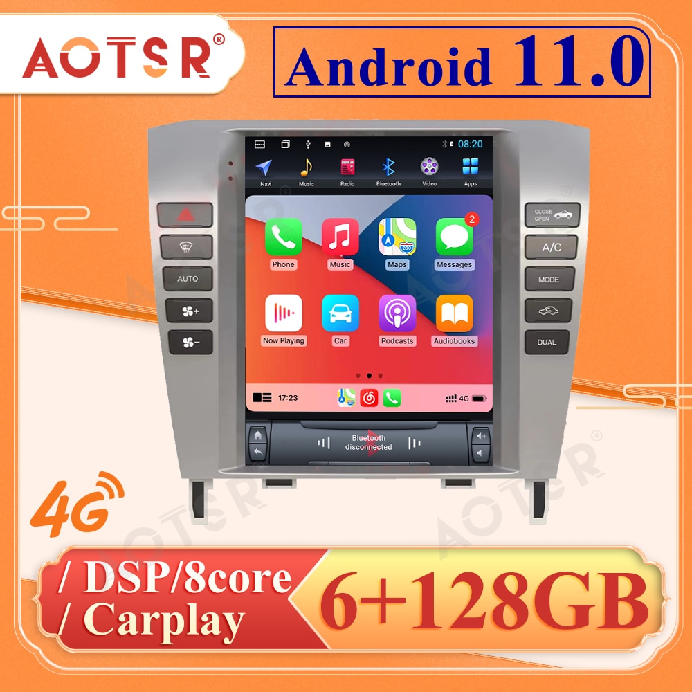 128G Android 11.0 Car Radio For Lexus SC430 360 camera Navigation Audio Radio Car Multimedia PlayerHeadUnit GPS Stereo-Aotsr official website