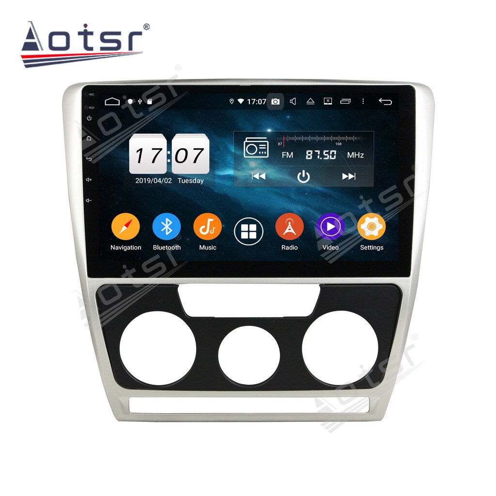 For Skoda Octavia MT 2010+ Android 10.0 Radio 64GB Car Multimedia Player Car GPS Navigatioion Auto Stereo Audio Screen Head Unit-Aotsr official website