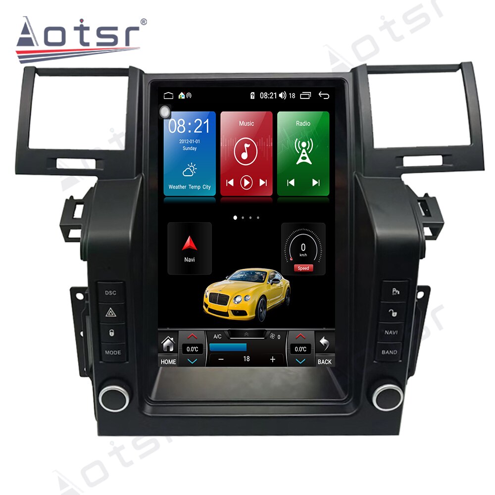 12.1" Screen PX6 Android 11 Bluetooth 5.0 Car Radio Player Auto GPS Navigation Multimedia For Range Rover 2005 - 2009 Stereo Carplay-Aotsr official website