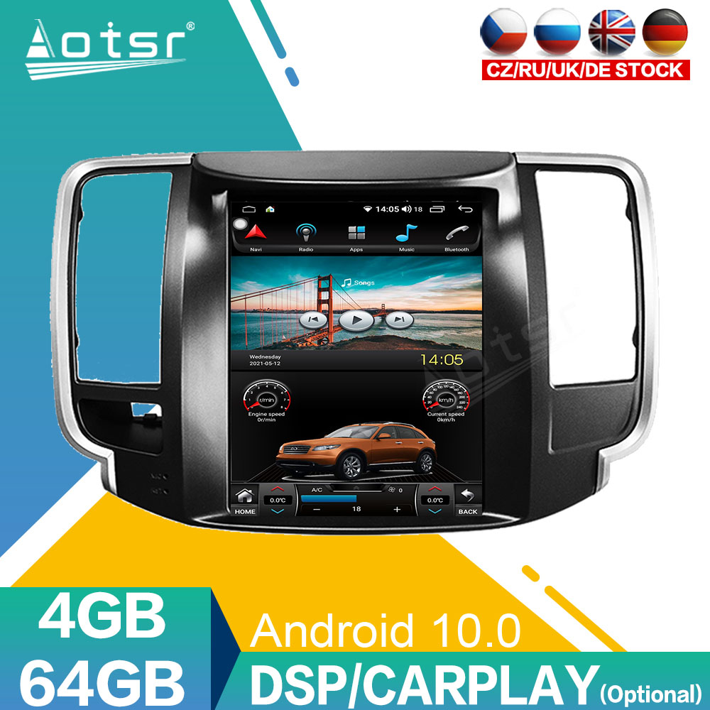 Android10.0 For Nissan Duke 2008+ Car DVD GPS Navigation Auto Radio Stereo Video Multimedia Player Carplay HeadUnit Tesla