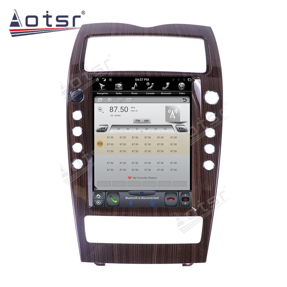 For Maserati Quattroporte Android Multimedia 2004 - 2012 Tesla Screen Car Radio GPS Navigation Video Player Carplay PX6 Stereo-Aotsr official website