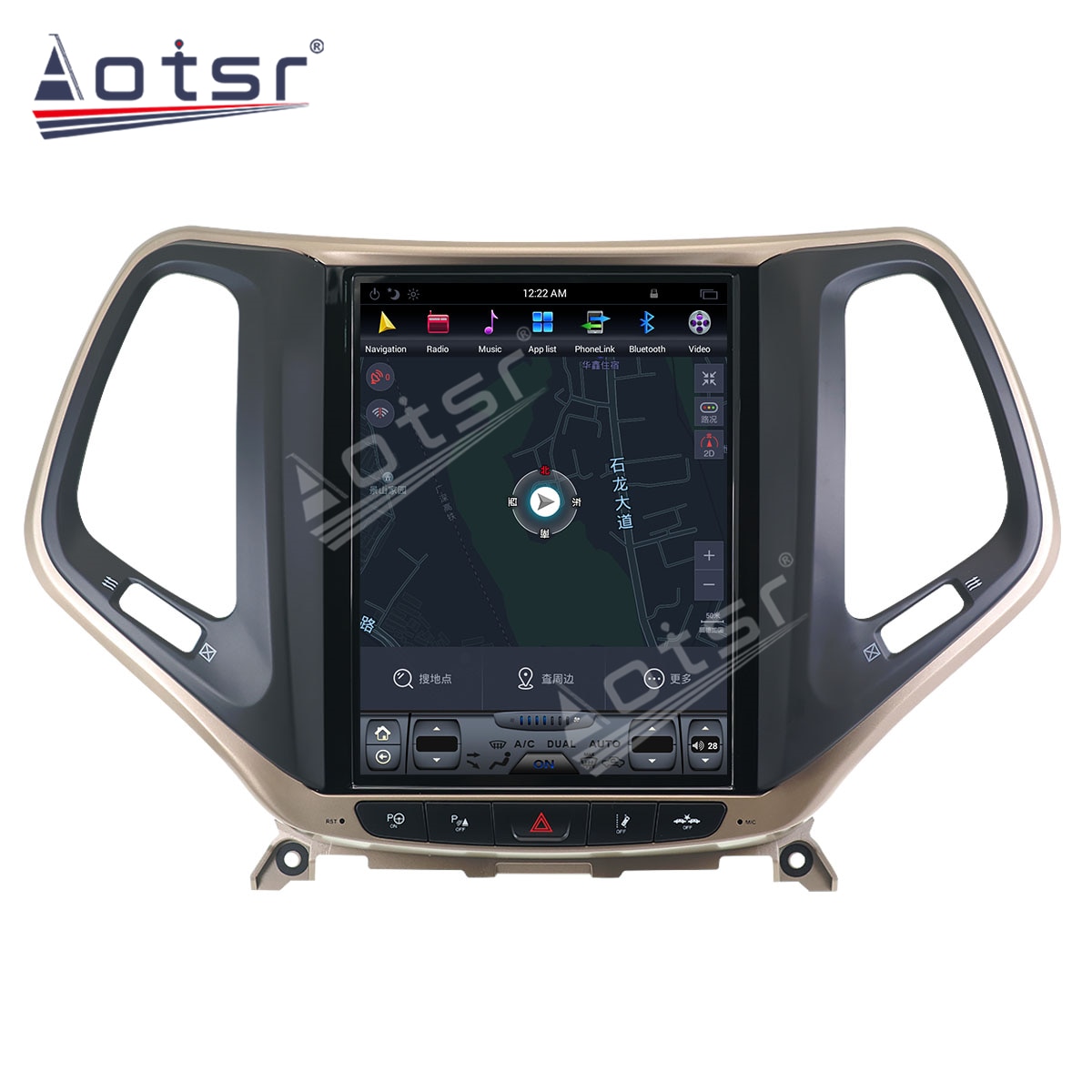 Tesla Screen For  JEEP Cherokee 2014 2015 2016 - 2019 Car GPS Navigation Android Radio Multimedia Video Player Autoradio Stereo-Aotsr official website