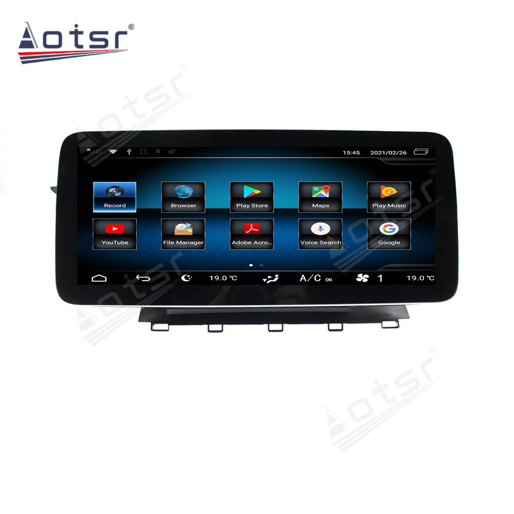Android 10.0 multimedia player with GPS navigation stereo main unit DSP  8GB + 128GB suitable for Benz 13-15 GLK-Aotsr official website