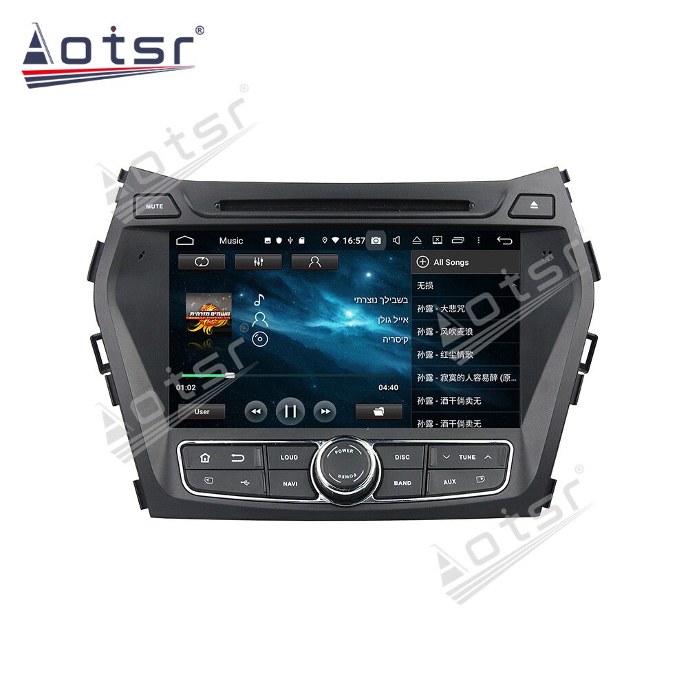 2 Din IPS Android 10 DSP Car Multimedia Player For Hyundai IX45 Santa Fe 2013 2014 - 2017 GPS Navi Audio Radio Stereo Head Unit-Aotsr official website
