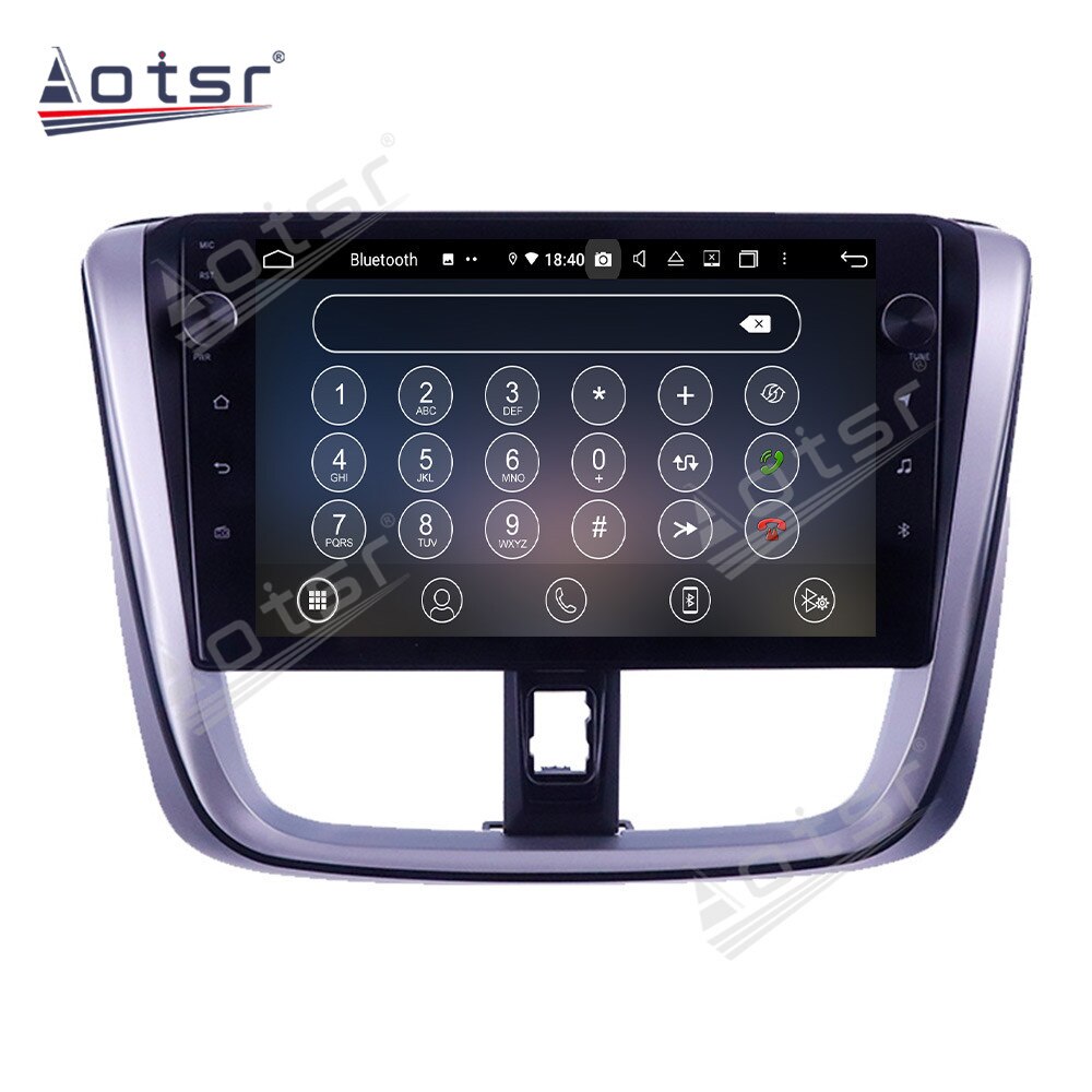 [PX6 Six-Core]For Toyota Vios Yaris 2014 2015 - 2017 Android Multimedia Car Radio GPS Navigation Audio Video DVD Player 128GB Screen Carplay-Aotsr official website