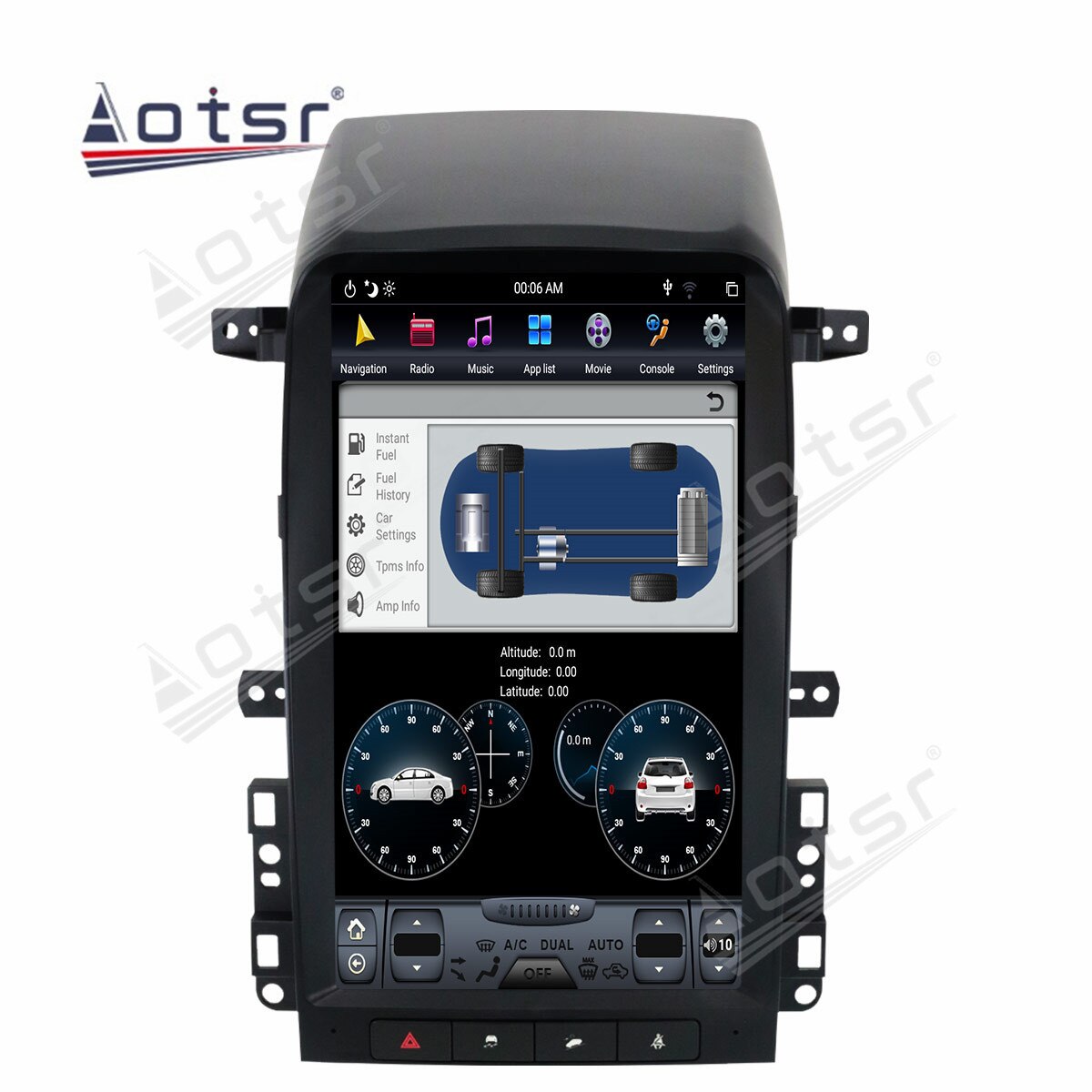 Carplay Android Radio Multimedia Car Cassette Recorder Stereo Player For Chevrolet Captiva 2006 - 2012 Tesla GPS Navi Head Unit-Aotsr official website