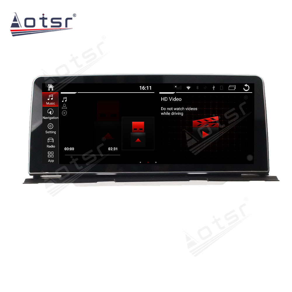 12.5 Android 11.0 8+128 Car GPS Navigation For BMW 6 Series 6GT F06/F12 Auto Stereo Headunit Multimedia Player Radio Tape Recor