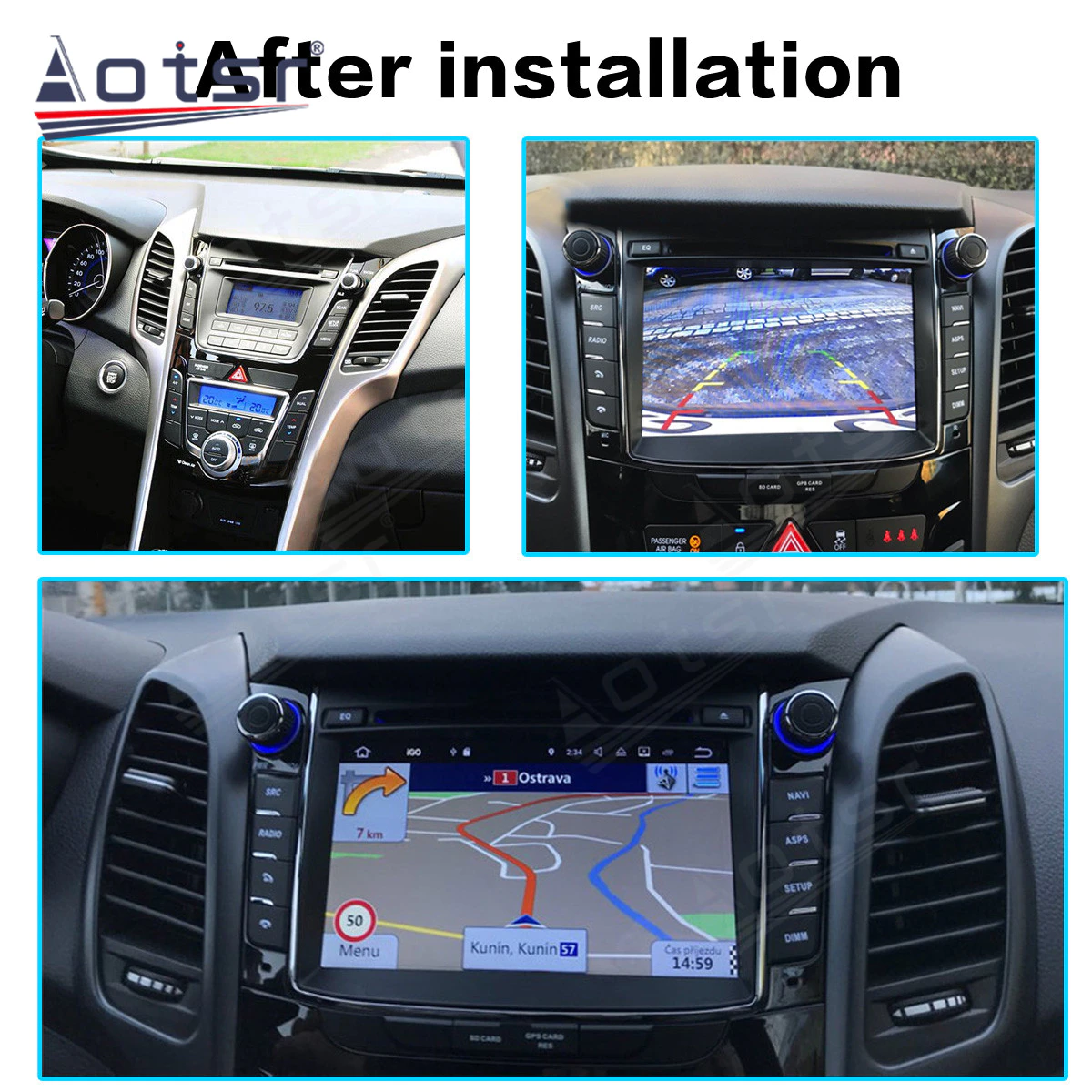 2DIN For Hyundai I30 Elantra GT 2010-2016 Android DVD CD Car Radio Multimedia Player Auto Stereo GPS Navigation Headunit carplay-Aotsr official website