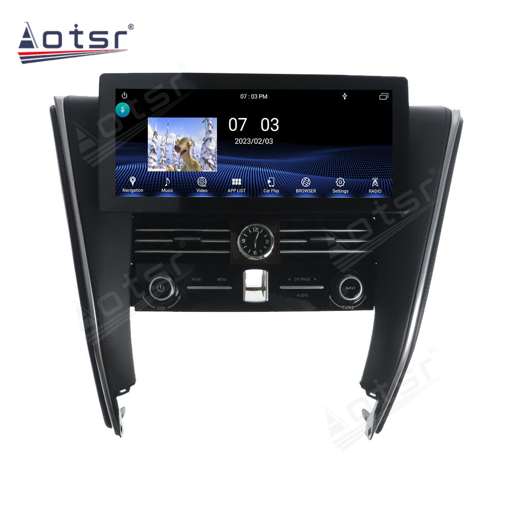 Android 12 Auto For Toyota Alphard 30 2015 - 2020 Head Light Dashboard