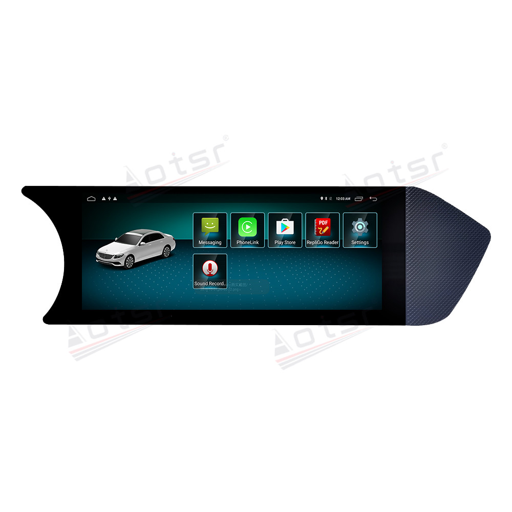 Android 12 Car multimedia player head unit For Mercedes Benz C Class W204 2011 - 2014 NTG 4.5 Radio stereo Audio gps tape recorder