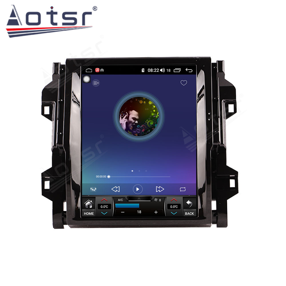 Android 11.0 multimedia player with GPS navigation stereo main unit DSP Carplay 6GB + 128GB suitable for 18-20 Toyota Fortuner